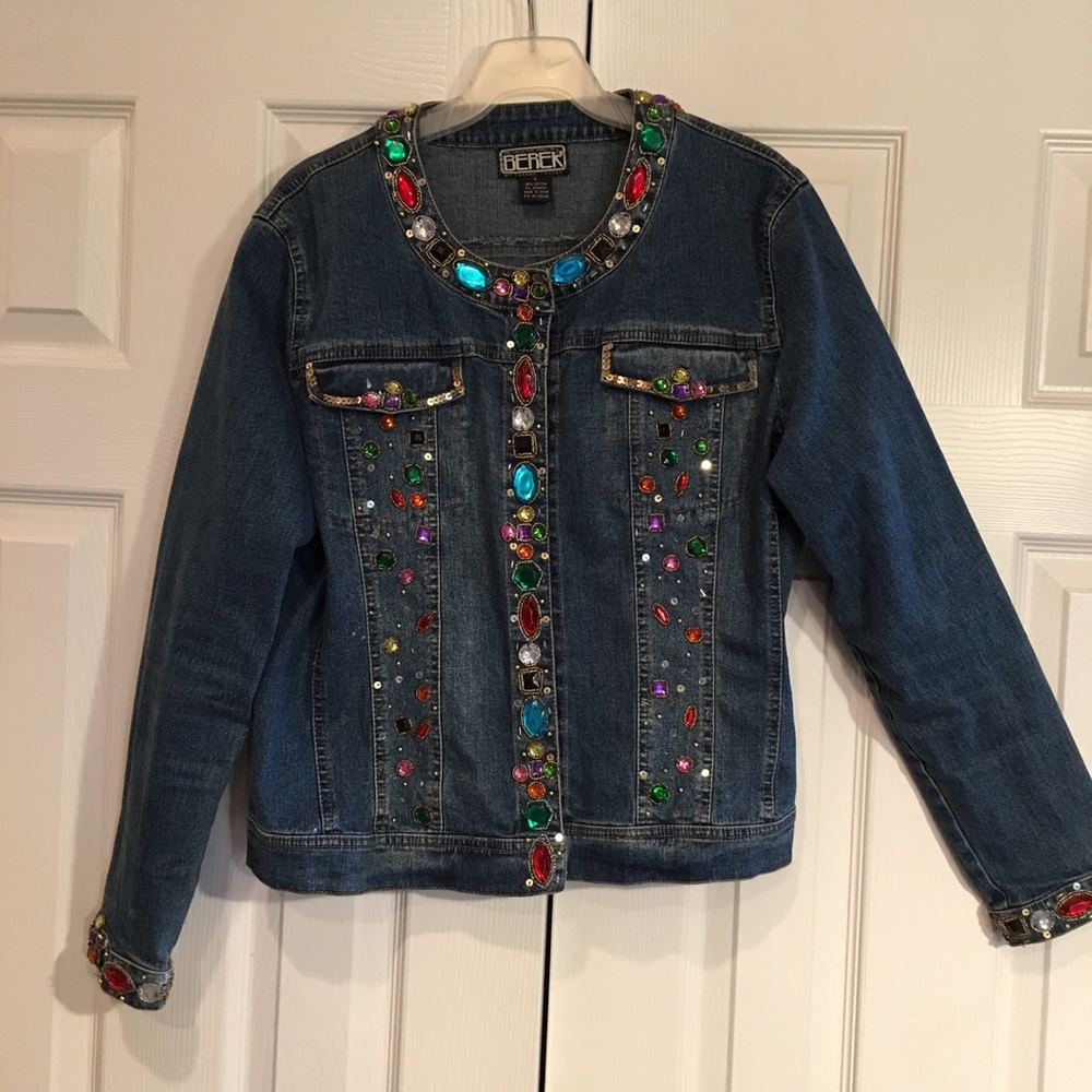 BEREK Jean jacket with Bing size L